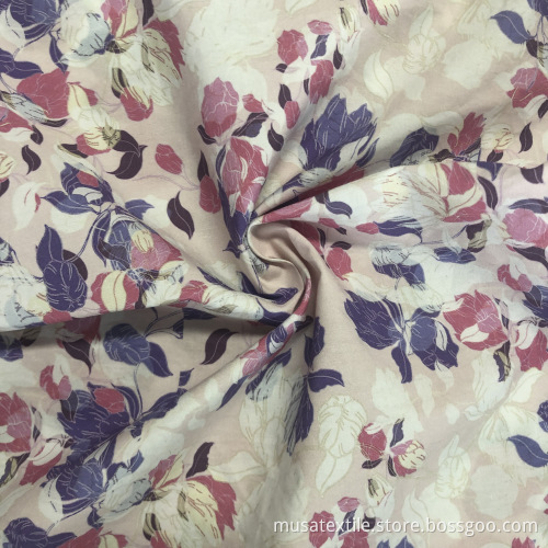 Stocklot Custom Digital Printing Cotton Webend Popel Stoff